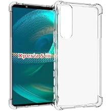 USTIYA Case for Sony Xperia 5 III Case Clear TPU Four Corners Protective Cover Transparent Soft funda