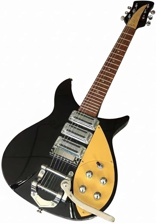 Electric Guitar Setneck Construction - 21 Fret High Gloss Solid Body Dual Hambacking Yellow