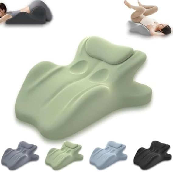 Couples Pillow - 27° Sweet Spot Intimate Wedge Pillow for Sex, Memory Foam Comfort - Ergonomic Design, Easy Care Cover, Green