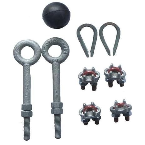 Dayton Festoon Hardware Kit,1/4 in Wire Rope 33N273-1 Each