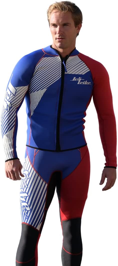 Neoprene Jet Ski Wetsuit | Jettribe Hyper Series | 2 Piece Set | 2.5mm Sleeveless John & Jacket | Reinforced Knee Panels
