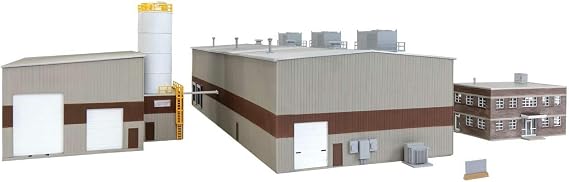 Walthers Cornerstone 933-4166 HO Scale Chocolate Factory - Kit