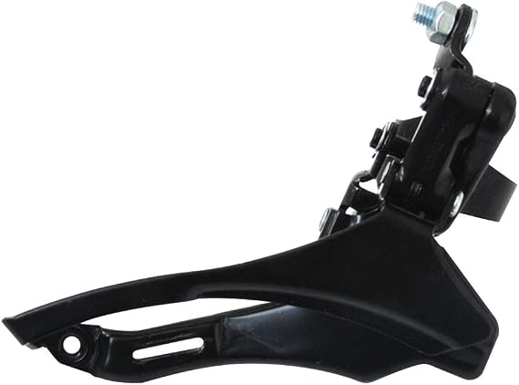 Bike Front Derailleur, Universal Bicycle Steel Speed Changer TZ 30, Replacement Parts Accessories for Bikes/Cruisers/Electric/Hybrid Mountain Cycle(Pull Down Type)