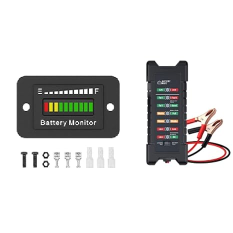 BM210 LED Battery Meter+Car 12V 24V Battery Tester