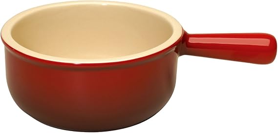 Le Creuset Stoneware French Onion Soup Bowl, 16 oz., Cerise