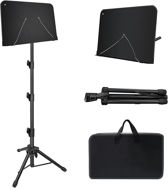 Mdvora 70in Sheet Music Stand, with Carry Bag
