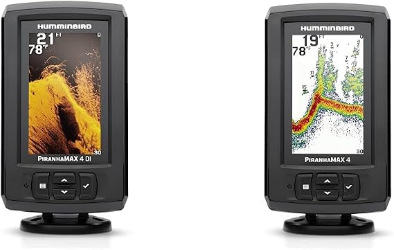 Humminbird PiranhaMAX 4 DI & PiranhaMAX 4 Fish Finders Bundle