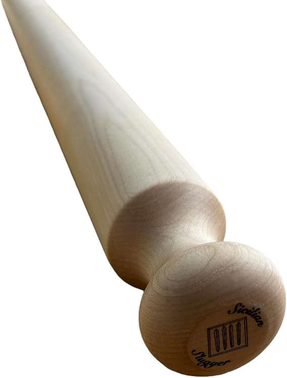Italian Mattarello, Sicilian Slugger, Pasta Rolling Pin (24")