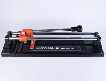 MusselBound 14-inch Manual Wall Tile Cutter - Simple Score and Snap Tool for Wall Tile. Perfect for DIY Backsplashes - No Dust, No Mess