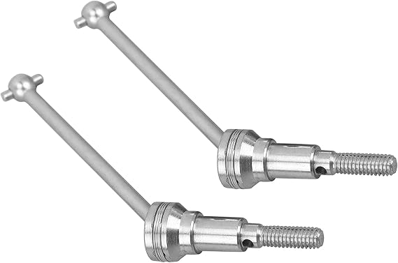 VBESTLIFE RC Front Drive Shaft, M16105 Remote Control Front Drive Shaft Aluminium Alloy Vehicle Scale Accessories for 16889A 16889 S1601 S1602 RC Car 1/16