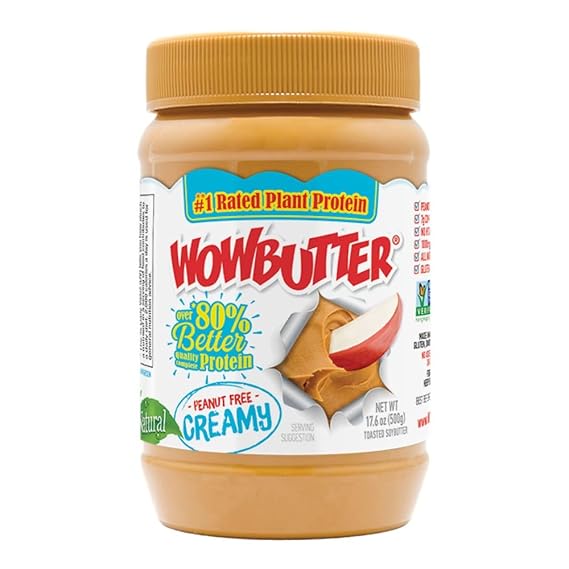 WOWBUTTER Creamy Toasted Soy Spread, 500 GR