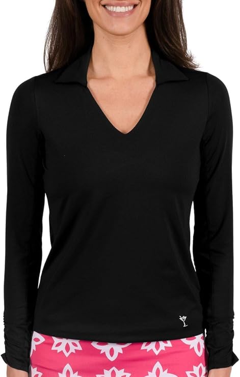 GOLFTINI Long Sleeve Lisa Polo