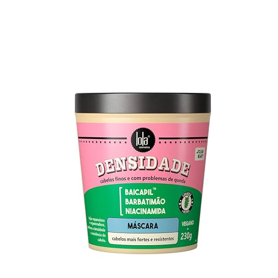 Lola From Rio - Densidade - Hair Mask For Fine, Weak, Brittle Hair, and Hair loss Problems, Stimulate Hair Growth and Improves Hair Resistance, Density, and Volume 8.11 Fl-Oz