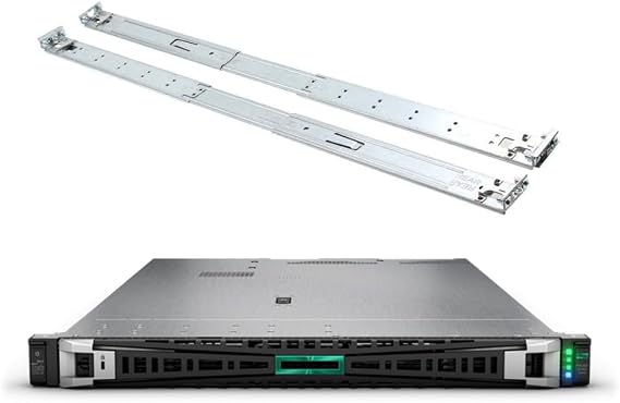 HPE ProLiant DL360 Gen11 1U Rack Server Bundle with Dual Xeon 5416s 16-Core 2GHz, 1TB DDR5 Memory, 30.72TB Enterprise SAS SSD Storage, RAID, Dual Power, iLO, Rail Kit