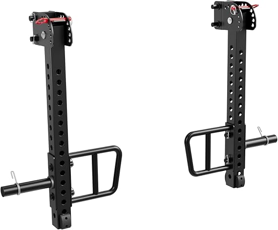 Mikolo 3"x3" Power Cage, 2000lbs Power Cage, Multi-Function Power Rack, Commercial Squat Rack for Home Gym with 3x3 Attachment Set, Jammer Arm, Lever Arm, Lat Pulldown, Leg Extension and Curl