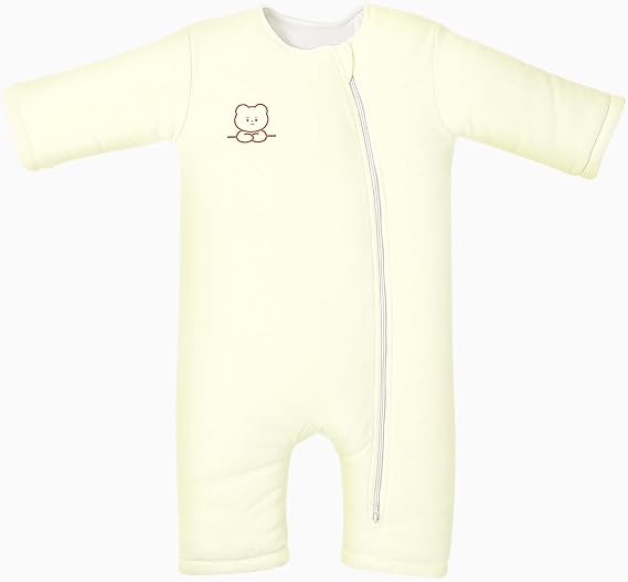 Premium Cotton Baby Sleep Sacks with Legs Winter 3-6 Months 2.5 Tog, Ultra Soft Wearable Blanket Sleeping Bag Sack Easy Diaper Changing Transition Sleep Sacks Unisex Newborn Infant Babies Girls Boys