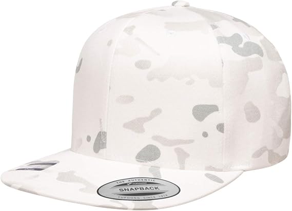 6-Panel Structured Flat Visor Classic Snapback (6089)