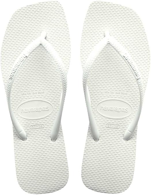 Havaianas Women's Slim Square Solid Flip Flops