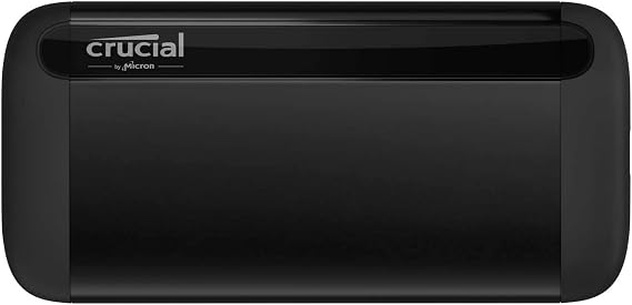 Crucial X8 2TB Portable SSD - Up to 1050MB/s - PC and Mac - USB 3.2 External Solid State Drive - CT2000X8SSD9