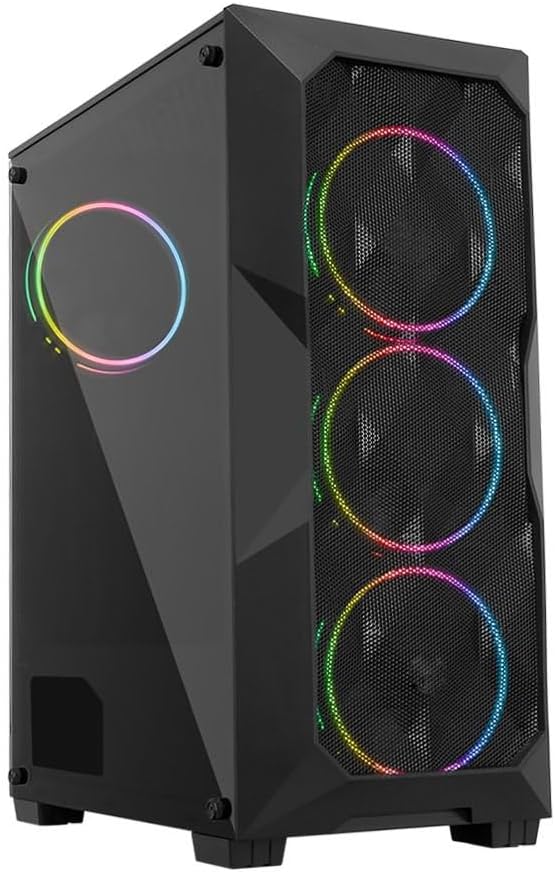 GAMEFORCE COLD 4x120mm Rainbow Fan Player Case