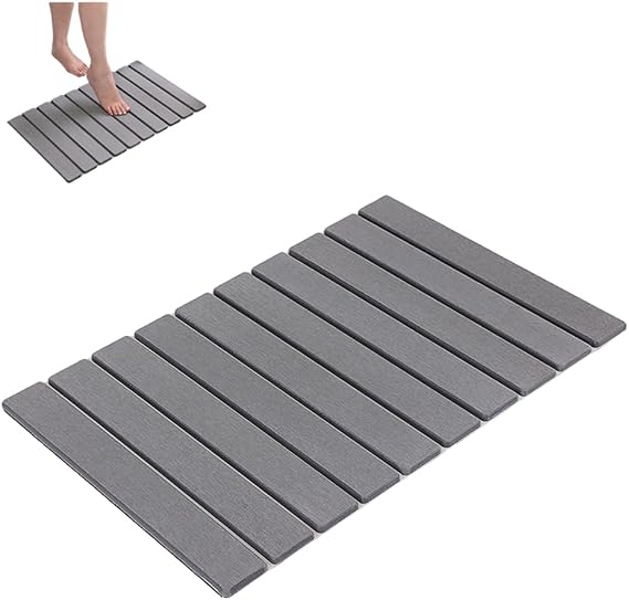 Stone Bath Mat, Diatomaceous Earth Shower Mat