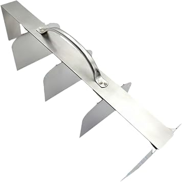 MagiDeal Tiramisu Cutter Cake Divider Stainless Steel Baking Tool Cook Supplies Dessert Cutter Pastry Divider for Parties Birthdays