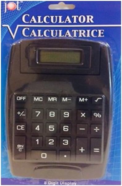 Jot Calculator 8 Digit Display