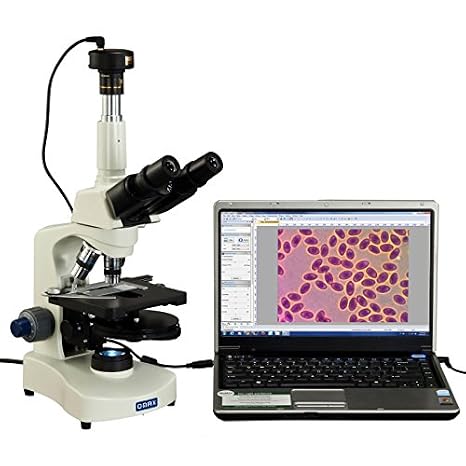 OMAX M8311-PHB1-C90 2000X Trinocular Phase Contrast Compound Microscope