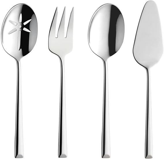 Amefa Metropole Flatware Serving Set, 4-Piece