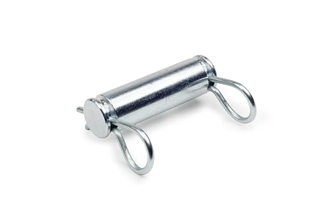 Steel Clevis Pin with 2 R-Style Clips, 1" Diameter, 3.5" Overall Length