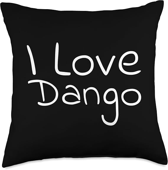 I Love Dango Throw Pillow