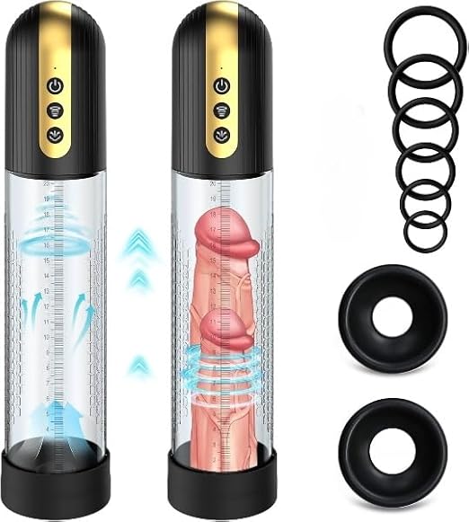 Electric Vacuum Ergonomic Device for Men with 4 Pressure Settings Easy to Clean 4EEAC795