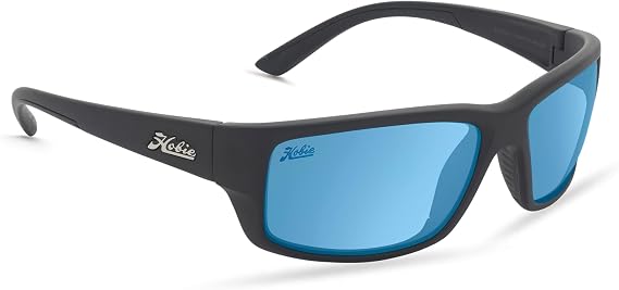 Hobie Snook Men's Polarized Wrap Sport Sunglasses Large Fit, Full-Coverage, Floatable Frames, Multiple Lens Options