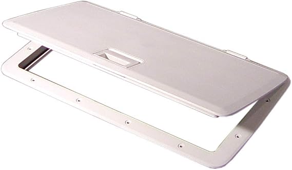 Tempress 13 x 23 Access Slam Boat Hatch Storage Lid White