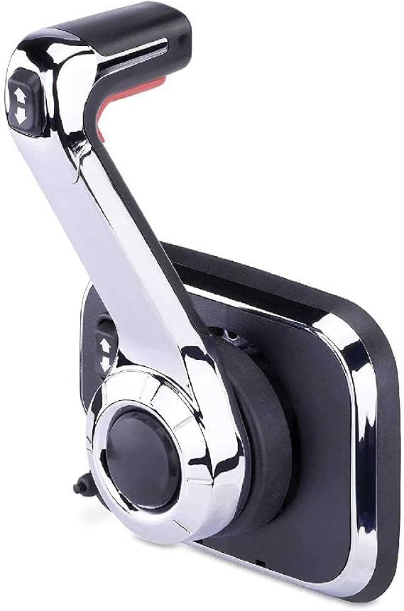 Dometic SeaStar Xtreme Control with Engine Cut Off Switch, CHX8051P, Side Mount, Chrome, Trim Switch