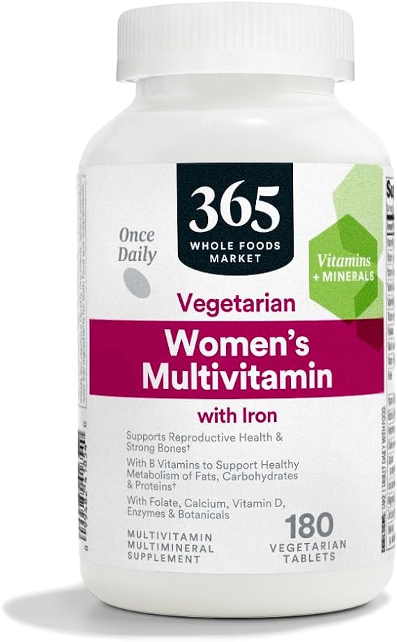 365 by Whole Foods Market, Women's One Daily Multivitamin Tablets, 180 Count