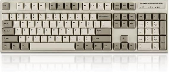 Leopold FC900RBT Bluetooth Two Tone White PD Double Shot PBT Mechanical Keyboard (Cherry MX Black)