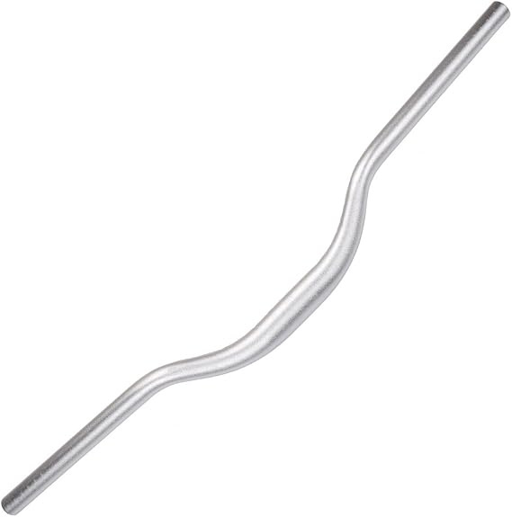 UPANBIKE MTB Kids' Bike Bicycle Short Kids Handlebar 31.8mm*440mm/520mm Riser Bar (silver, 440mm)