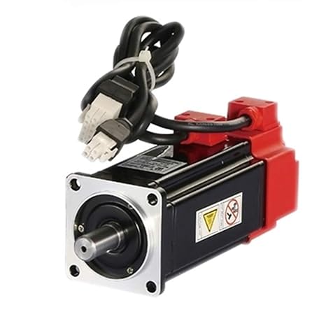 ATO 400W Brushless AC Servo Motor, Three Phase 3000rpm High Torque AC Servo Motor with 2500 PPR Incremental Encoder (400W)