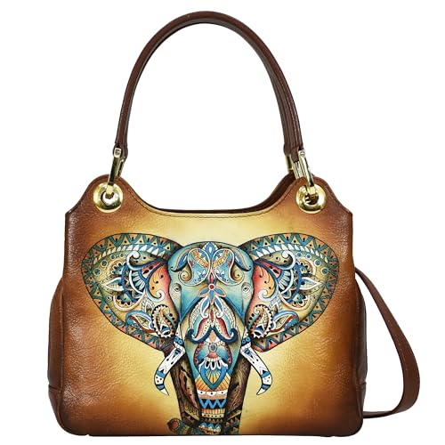 Anuschka Satchel with Crossbody Strap-708