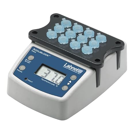 Labnet International D0100 Labnet AccuBlock Mini-Compact Dry Bath, 120/230V