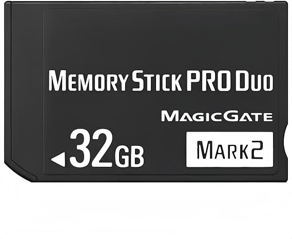 Original 32GB Memory Stick Pro Duo Mark2 -Compatible with PSP 1000 2000 3000 and Camera Accessories Storage Card - High Speed