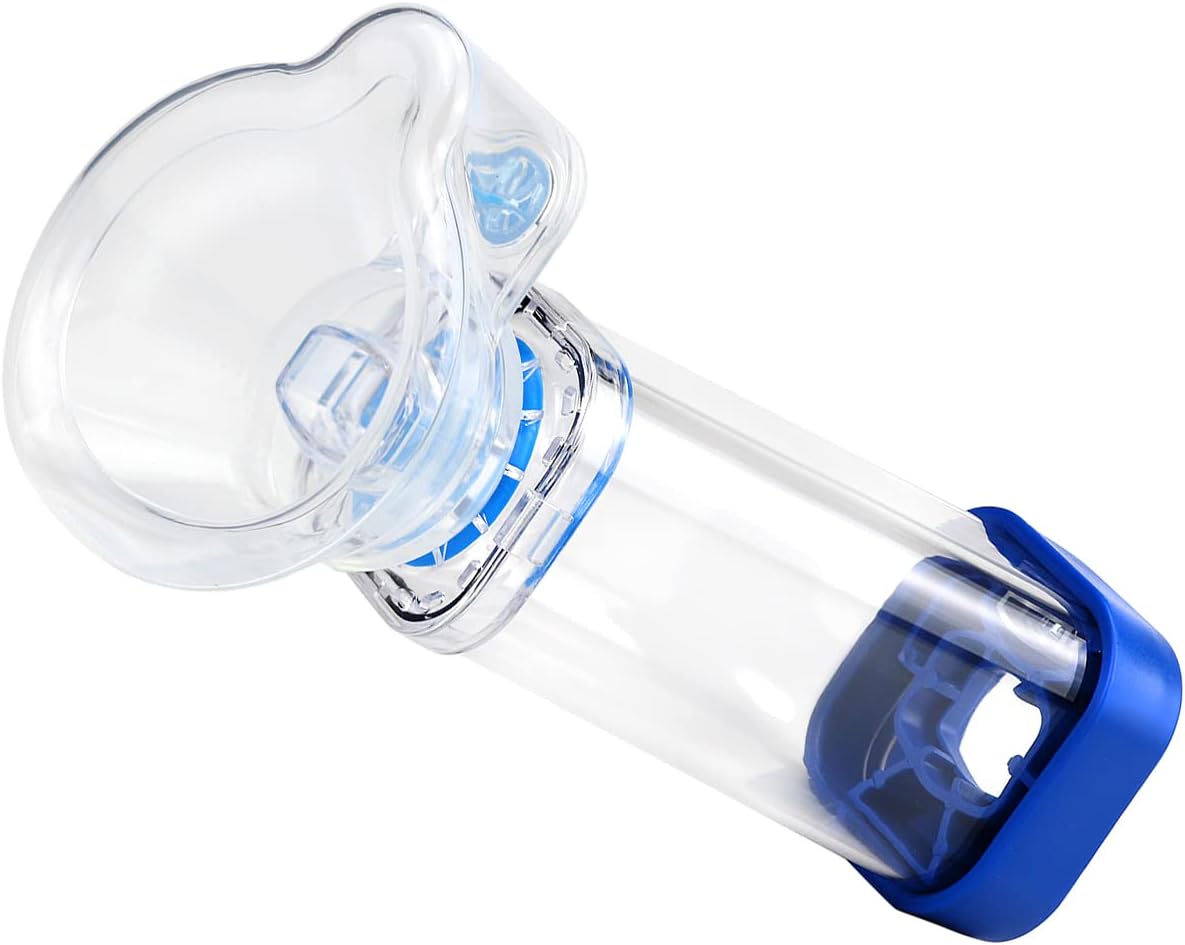 Spacer Chamber Plus Flow-Vu Anti-Static Include Mask Aero Spacer with Cap for Adult Child Child