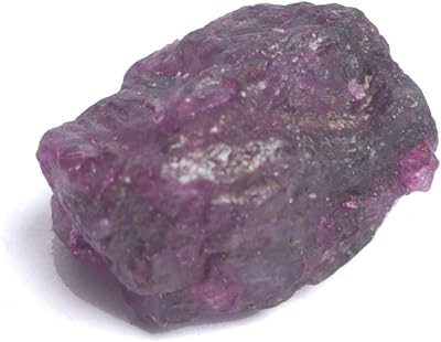GEMHUB Loose Gemstones Beads African Rough Red Ruby 14.00 Carats. Healing Crystal Loose Stones For Jewelry Making