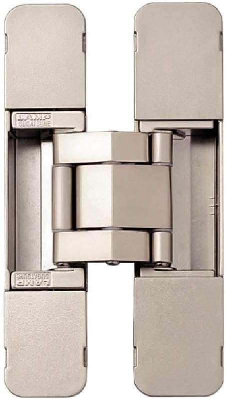 Sugatsune HES3D-E190 3-Way Adjustable Invisible Concelaed Hinge - Dull Nickel