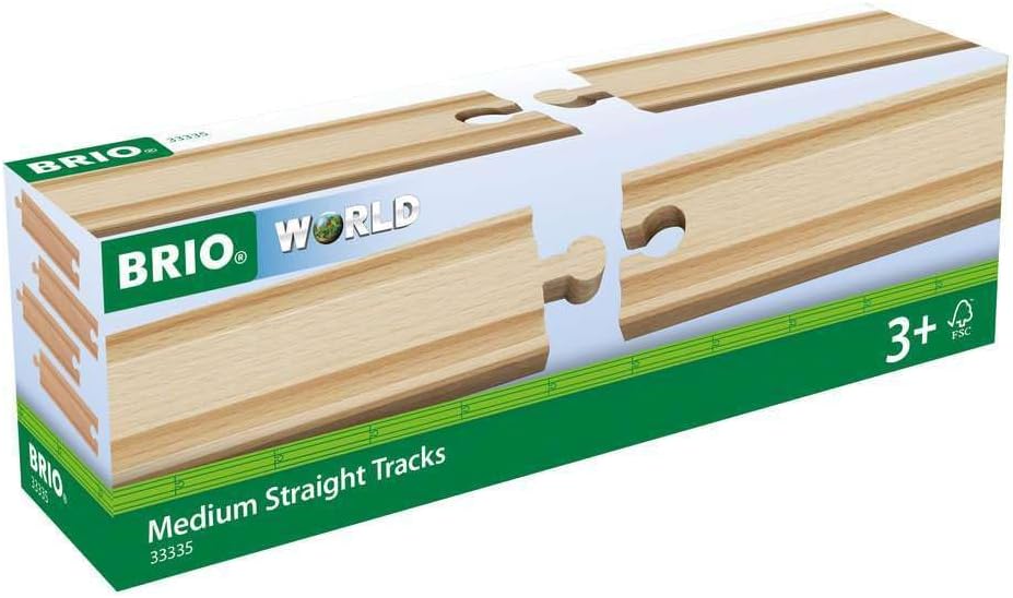 BRIO 3335000 – 23 straight Gleise A