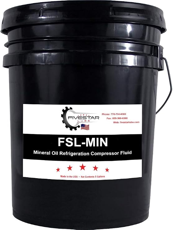 Mineral Oil Refrigeration Compressor Fluid 5 Gallon