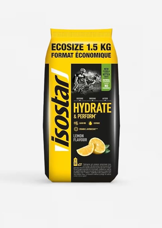 Isostar Hydrate & Perform - LEMON - 52.91oz / 1.5Kg bag