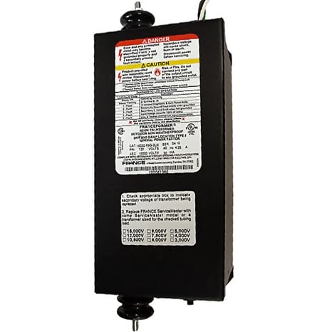 France 15030 P5G-2E 15000v 30mA 120volt Outdoor Neon Transformer - Free Sport Zone Neon Footage Chart