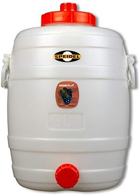 Speidel Plastic Fermenter-30L (7.9 gal), 30L, White,912896-31117